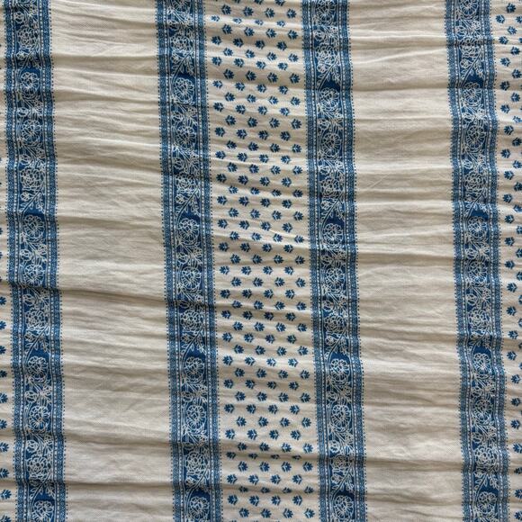 LINE & DOT Blue & White Cold Shoulder Top Size Small  NWT - Picture 9 of 11